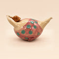 Martina · rosa con lunares verdes