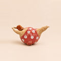 Martina · coral con lunares blancos