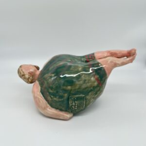 Martina haciendo pilates